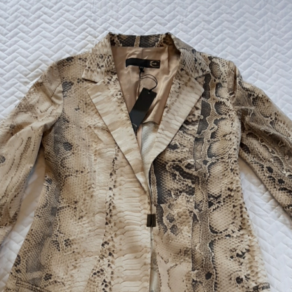 Just Cavalli snake print blazer